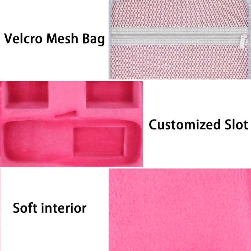 Baval Label Printer Case Compatible with DYMO LetraTag LT-100H/LT-100H Plus Handheld Label Maker(Rose Red Case) - Image 4